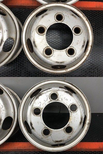 TOPY製 トラックホイール THB 15インチ 6本 5J5HPCD203.2+116.5 エルフ等　(SHD052) TOPY製 トラックホイール THB 15インチ 6本 5J5HPCD203.2+116.5 エルフ