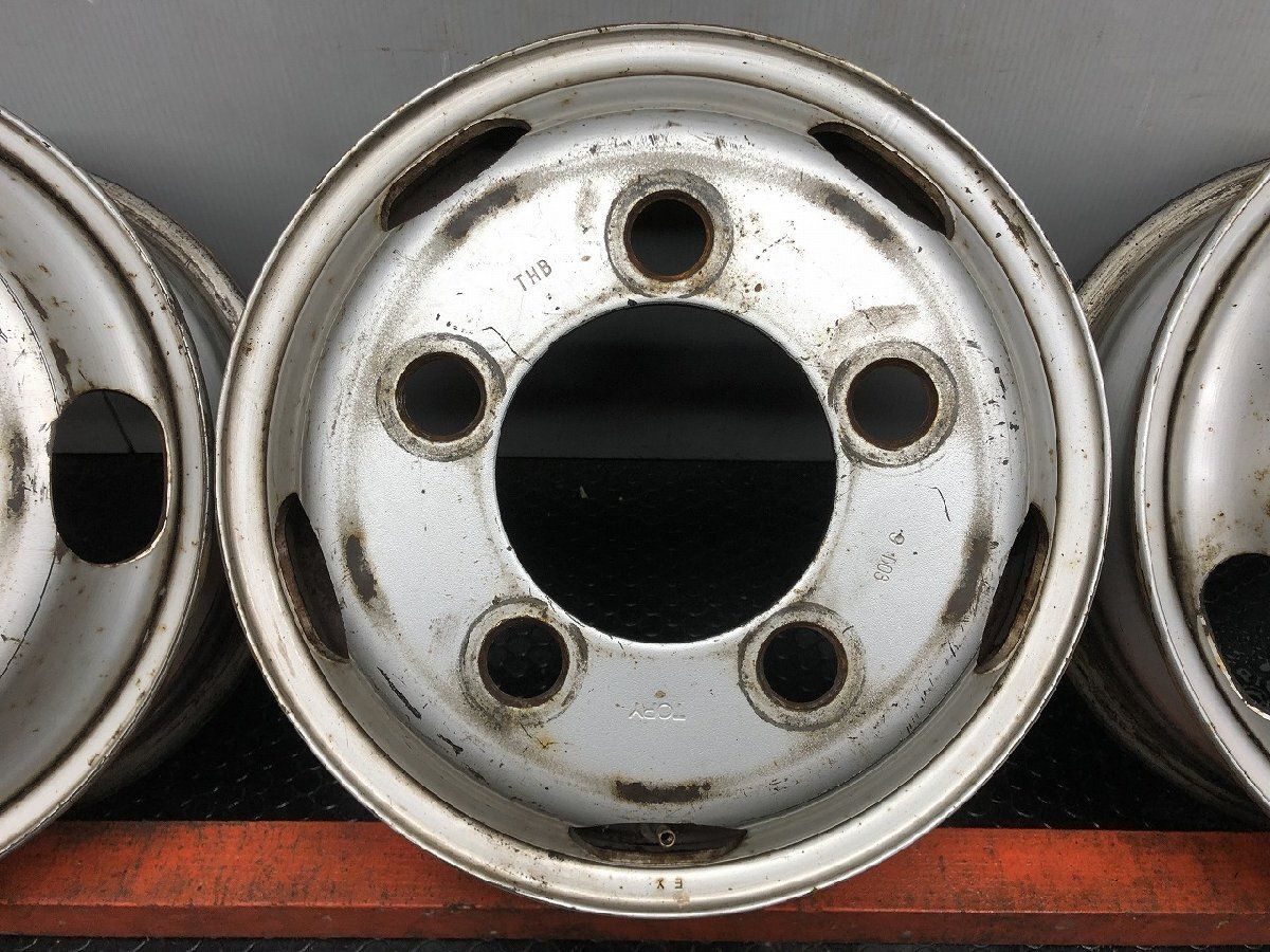 TOPY製 トラックホイール THB 15インチ 6本 5J5HPCD203.2+116.5 エルフ 
