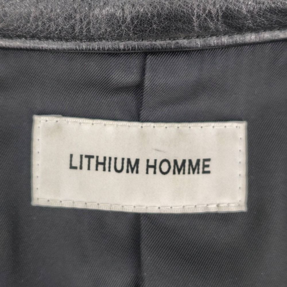 05w20420 リチウムオム LITHIUM HOMME カウレザー シングルライダース