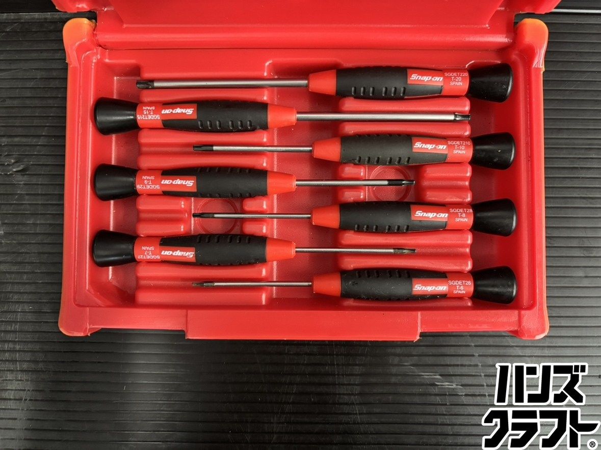 ♭【中古品】Snap-on スナップオン トルクスドライバー 7本セット 