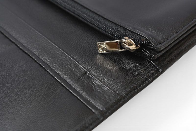 ロエベ 財布 LOEWE 長財布 アナグラム ナッパ/シープスキン ブラック【中古】 LOEWE（ロエベ） 財布 長財布 アナグラム ナッパ/シープスキン