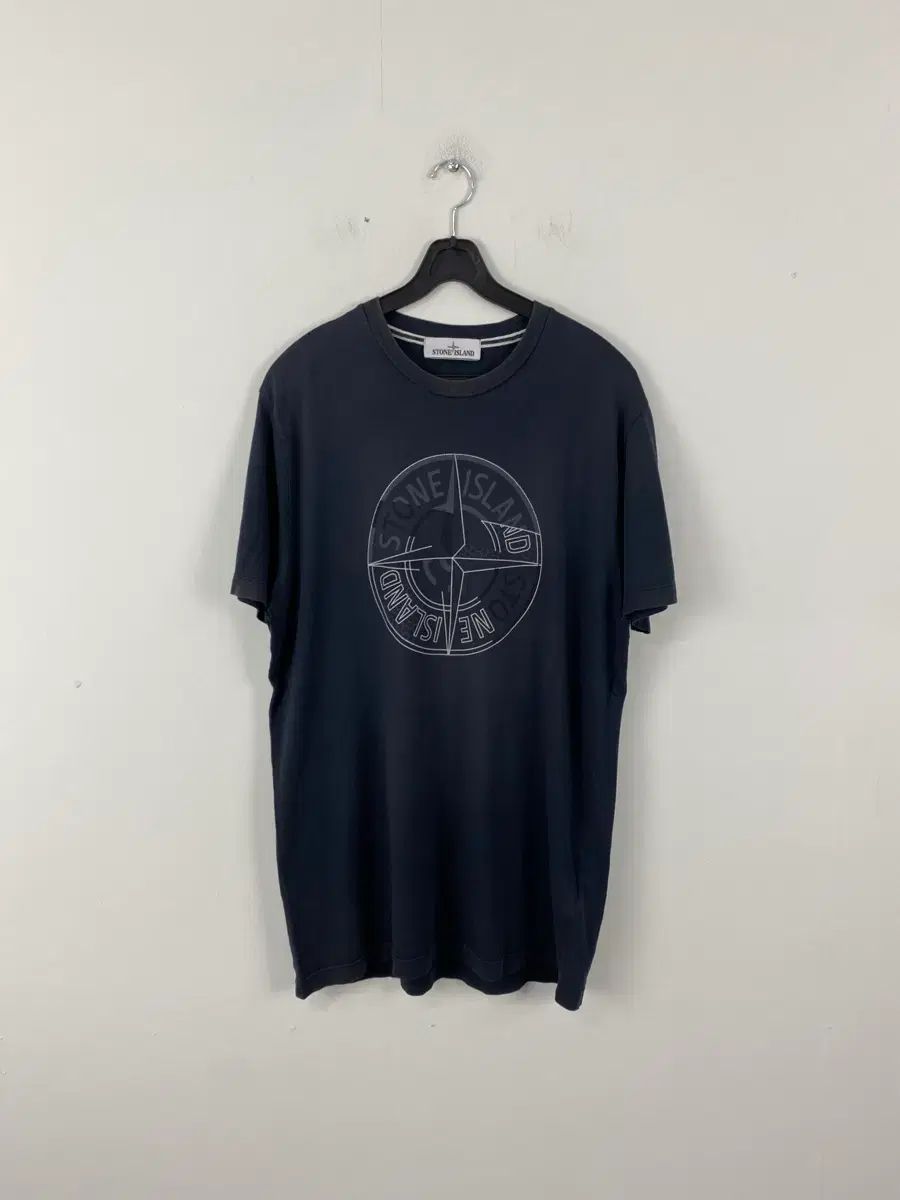 STONE  ストーンアイランド コンパスロゴ Tシャツ XL ストーンアイランドコンパスビックロゴ半袖Tシャツ XL-値下げ可