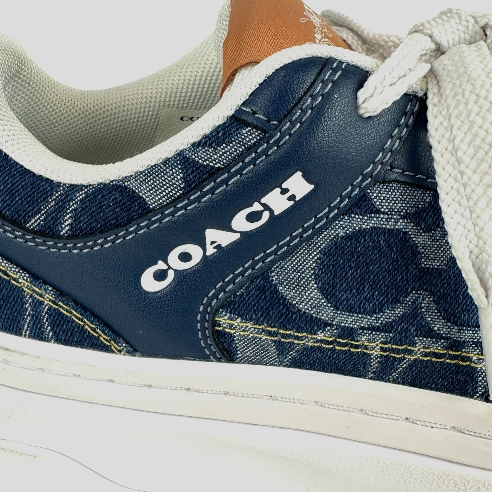 COACH】 コーチ CZ165 プラットフォーム スニーカー・シグネチャー 