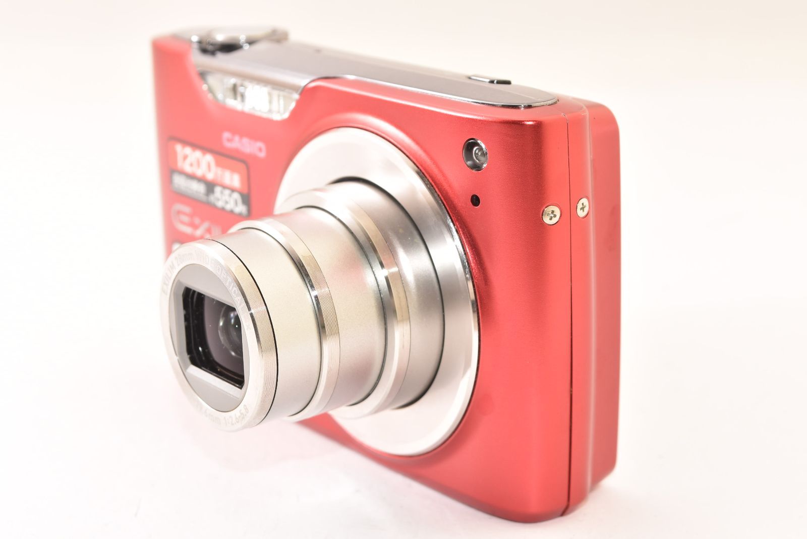 【完動品】CASIO EXILIM EX-Z450 コンデジ レッド 動作確認済 カメラ CASIO EXILIM EX-Z450 コンパクトデジタルカメラ