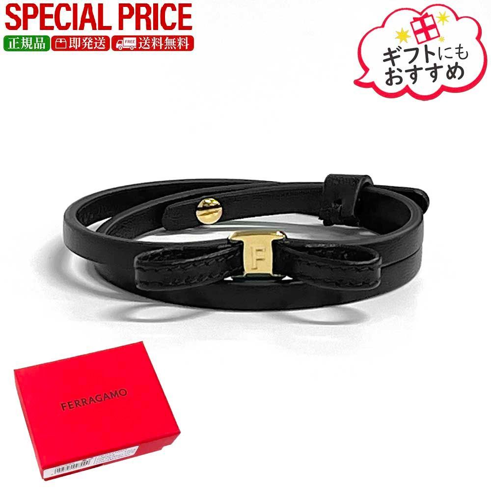 新品 FERRAGAMO フェラガモ ミニ リボン ブレスレット 76 0953