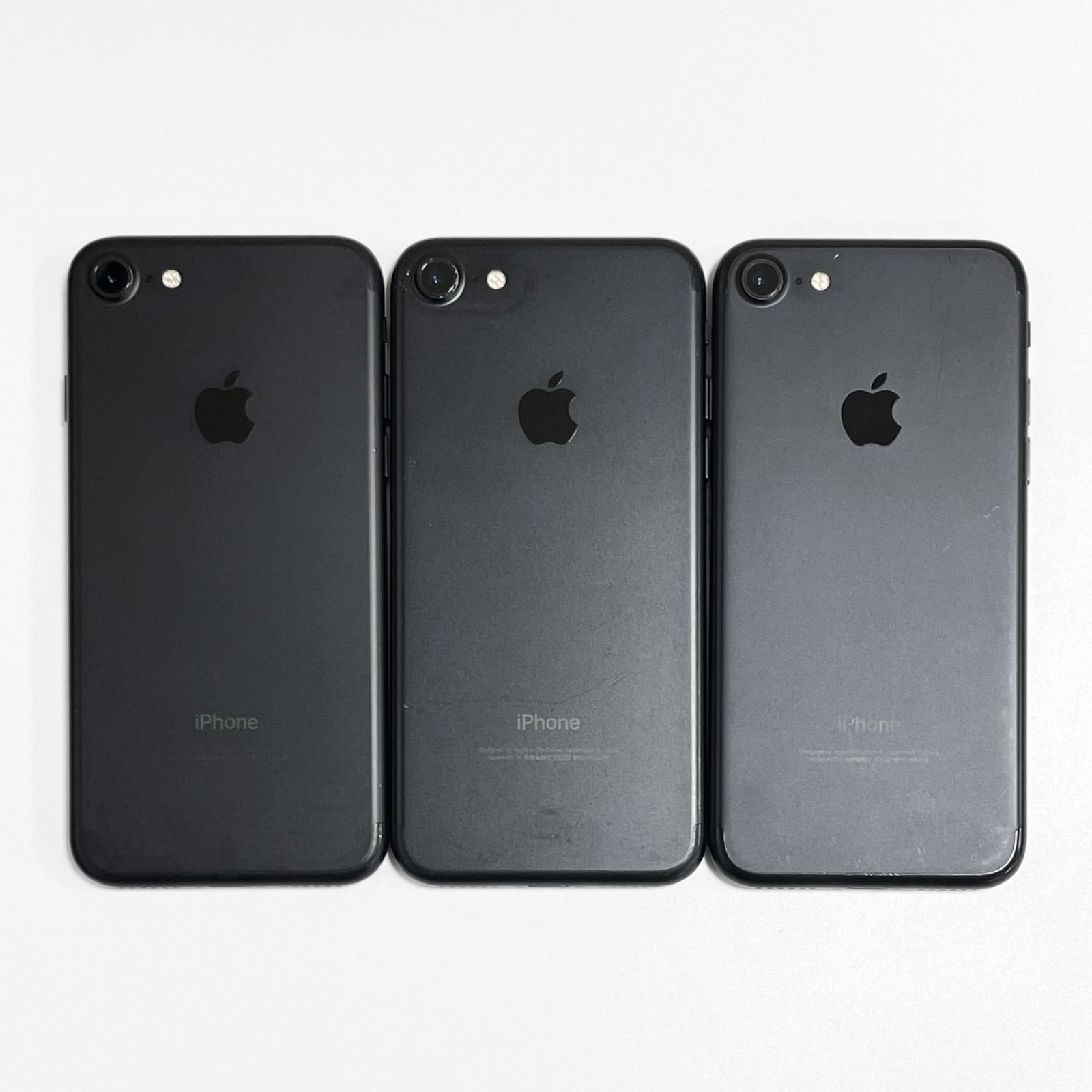 中古・ジャンク・3台まとめ売り】iPhone7 32GB バッテリー74~80％ [3台 