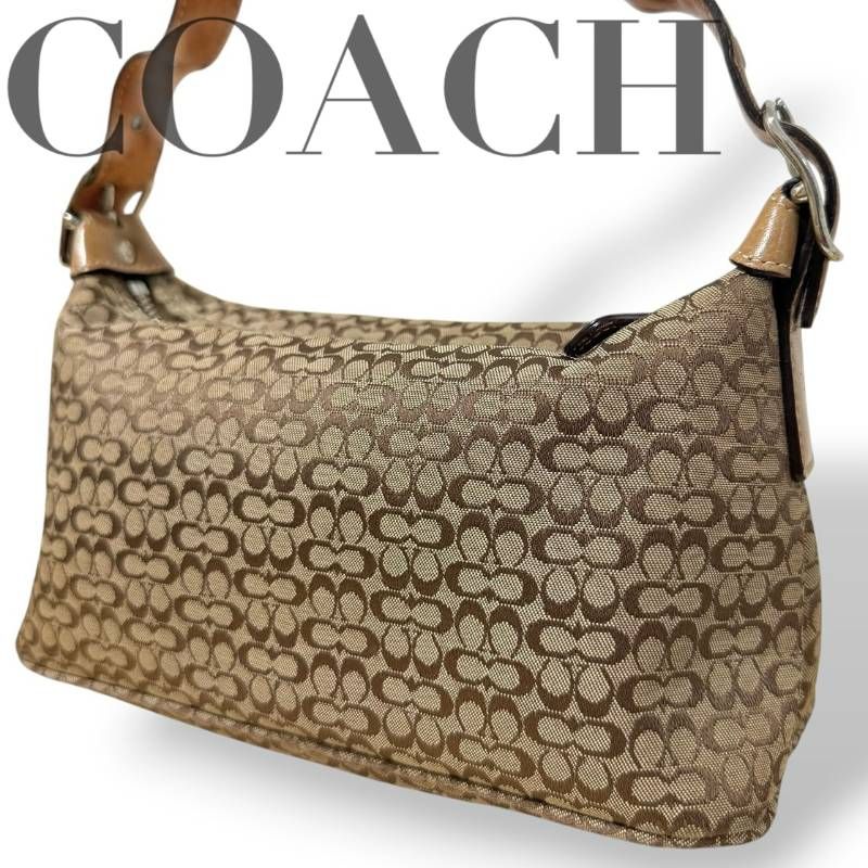 COACH ワンショルダーバッグ アクセサリーポーチ シグネチャー 肩掛け