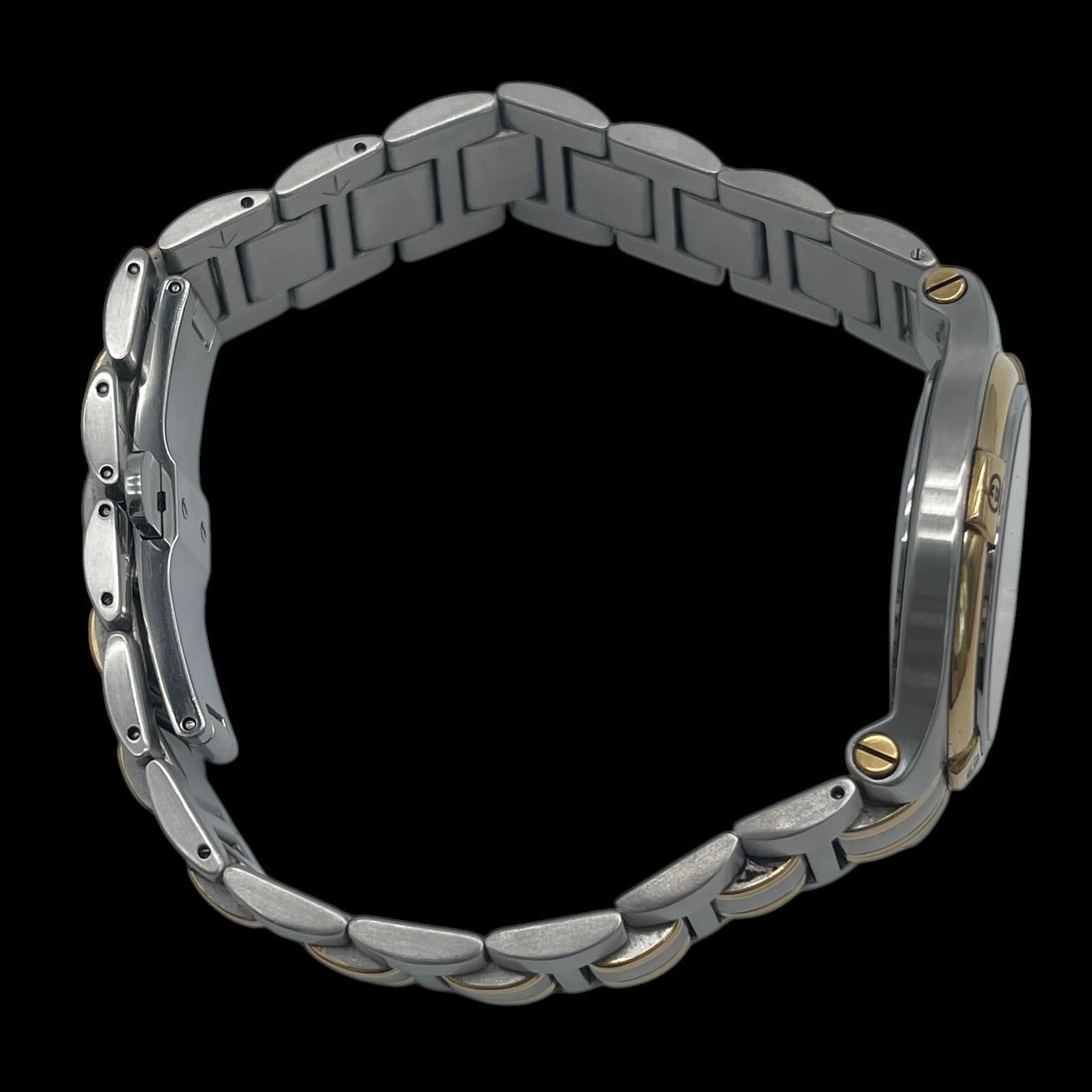 新品電池稼働 良品 GUCCI グッチ 9040M メンズ 腕時計 クォーツ QZ 