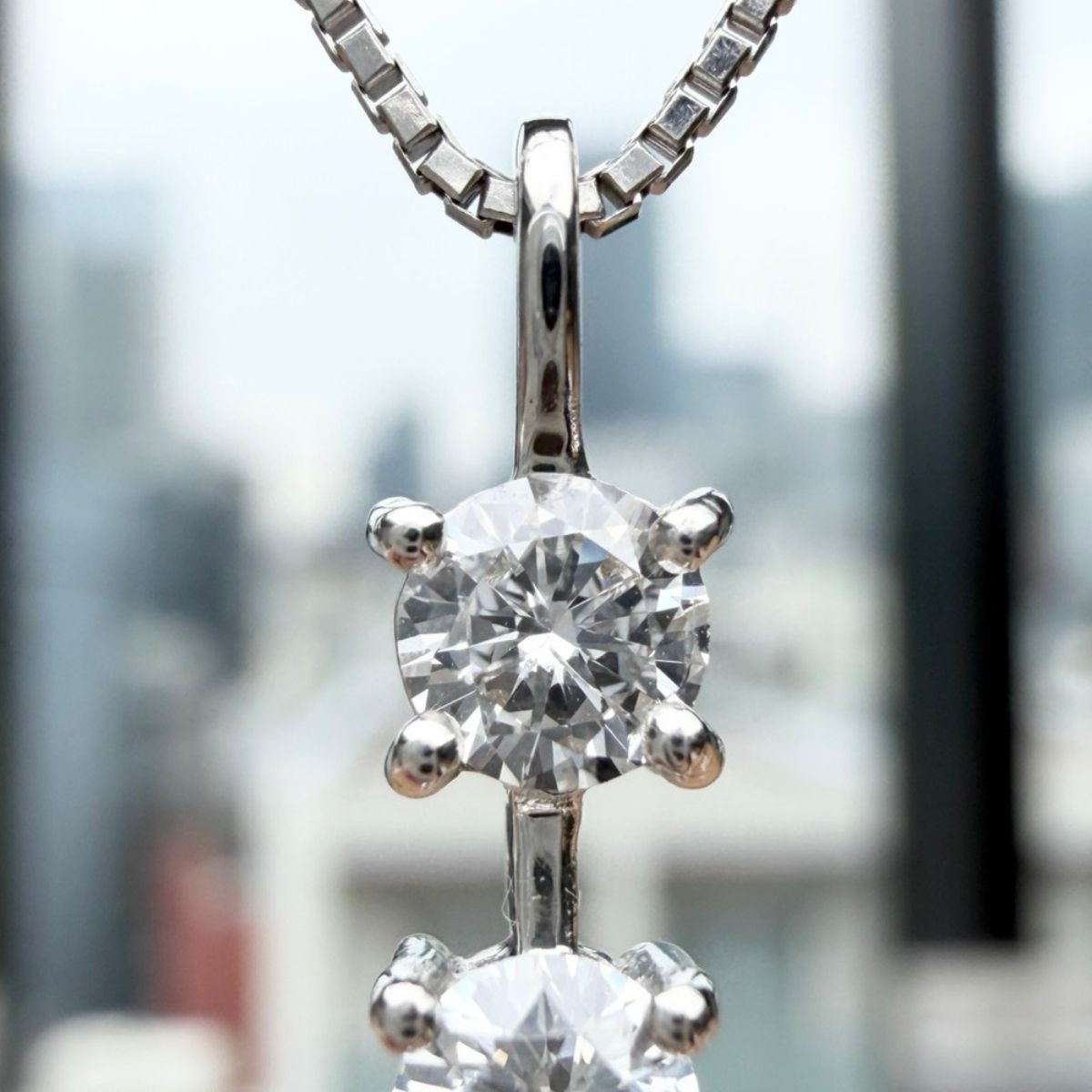 Pt900 Pt850 ダイヤモンド0.50ct ネックレス - メルカリ