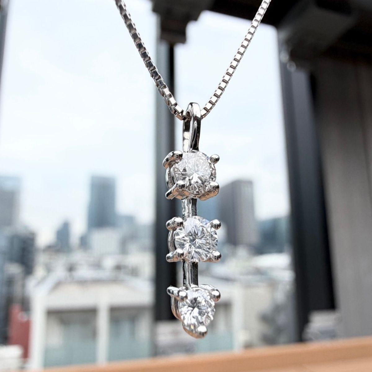 Pt900 Pt850 ダイヤモンド0.50ct ネックレス - メルカリ