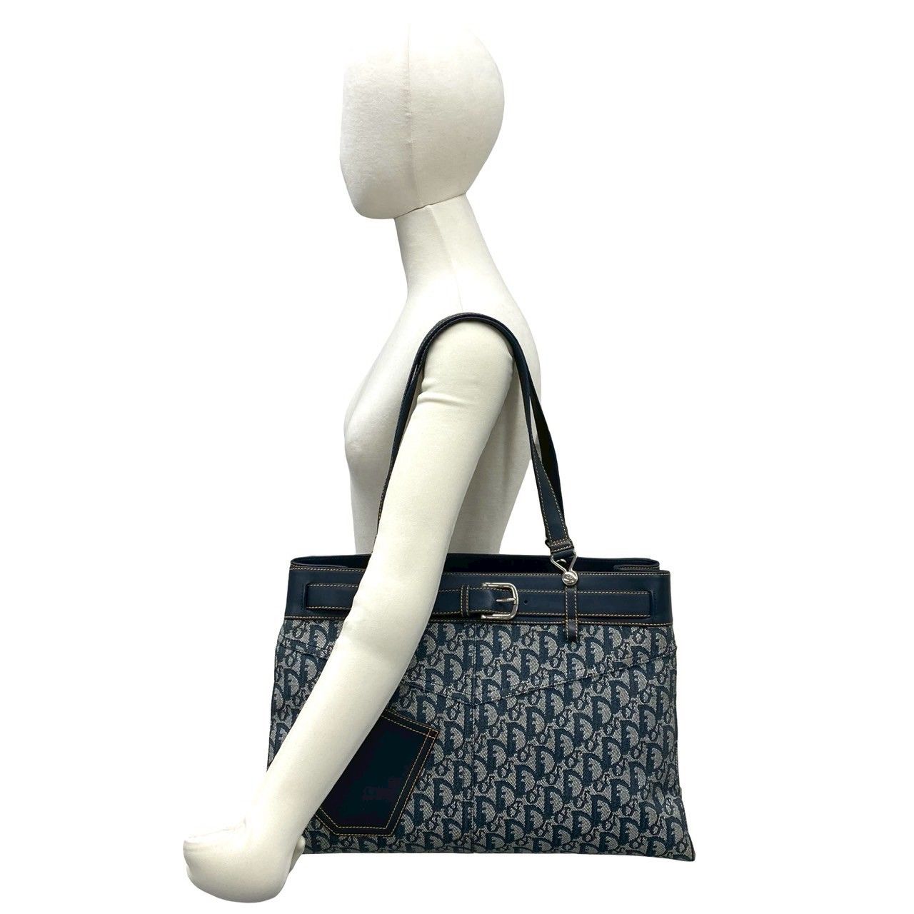 極 美品 Christian Dior ディオール ヴィンテージ トロッター 柄 