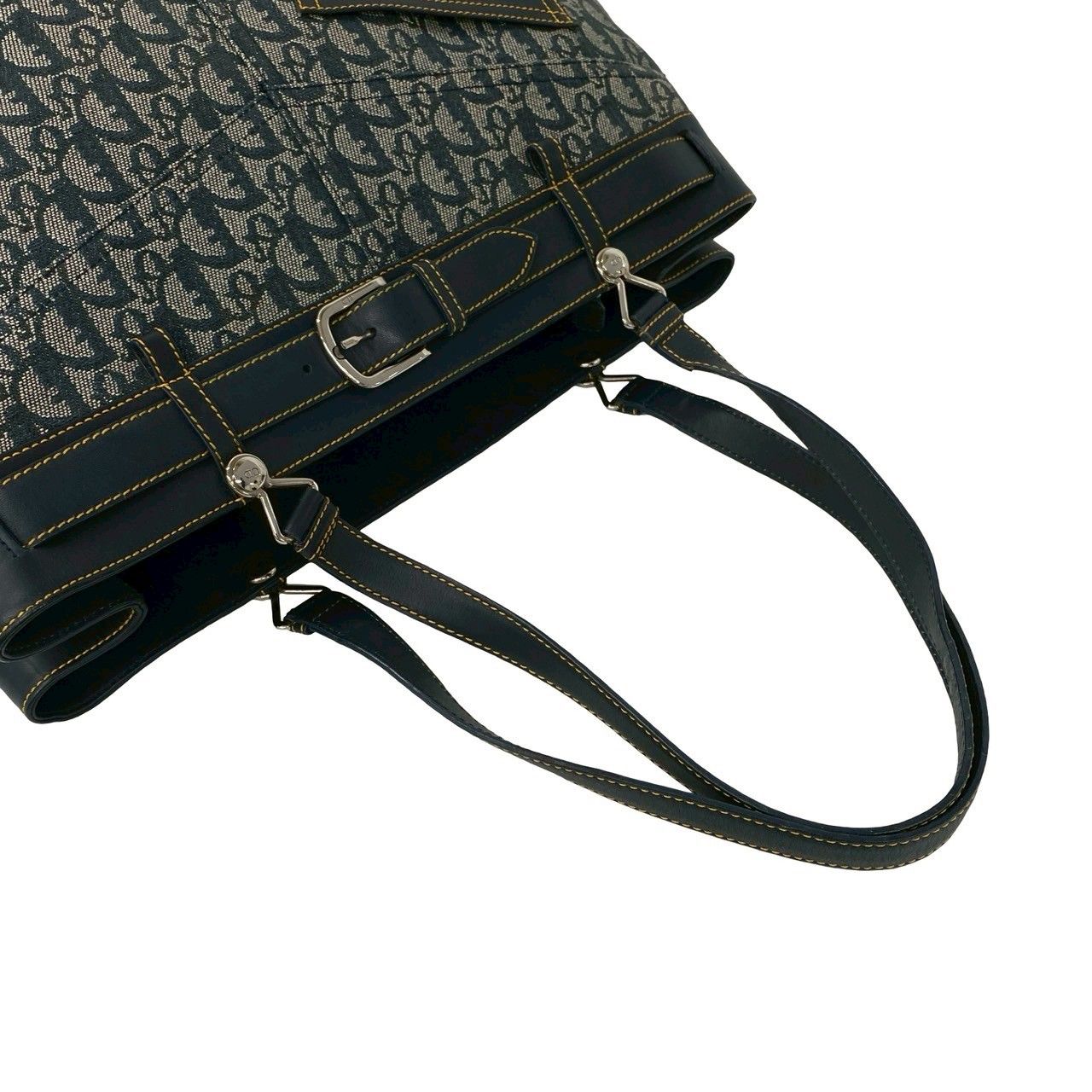 極 美品 Christian Dior ディオール ヴィンテージ トロッター 柄 