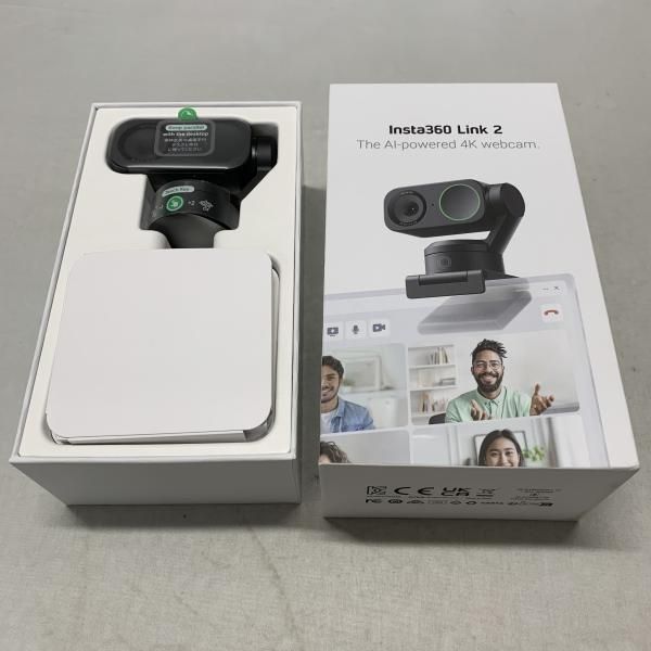 中古】Insta360 Link2 AI 4Kウェブカメラ CINSABNB 配信 WEBカメラ[15