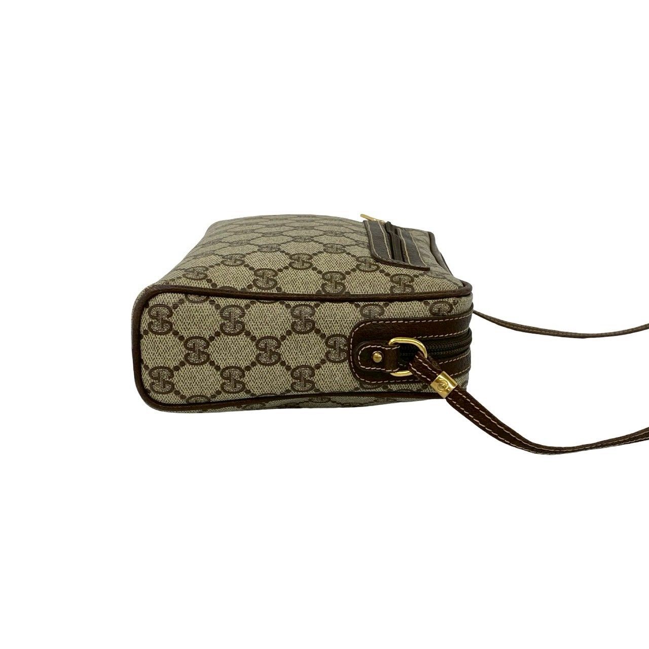 極 美品 GUCCI グッチ オールドグッチ ヴィンテージ GG ロゴ 金具 