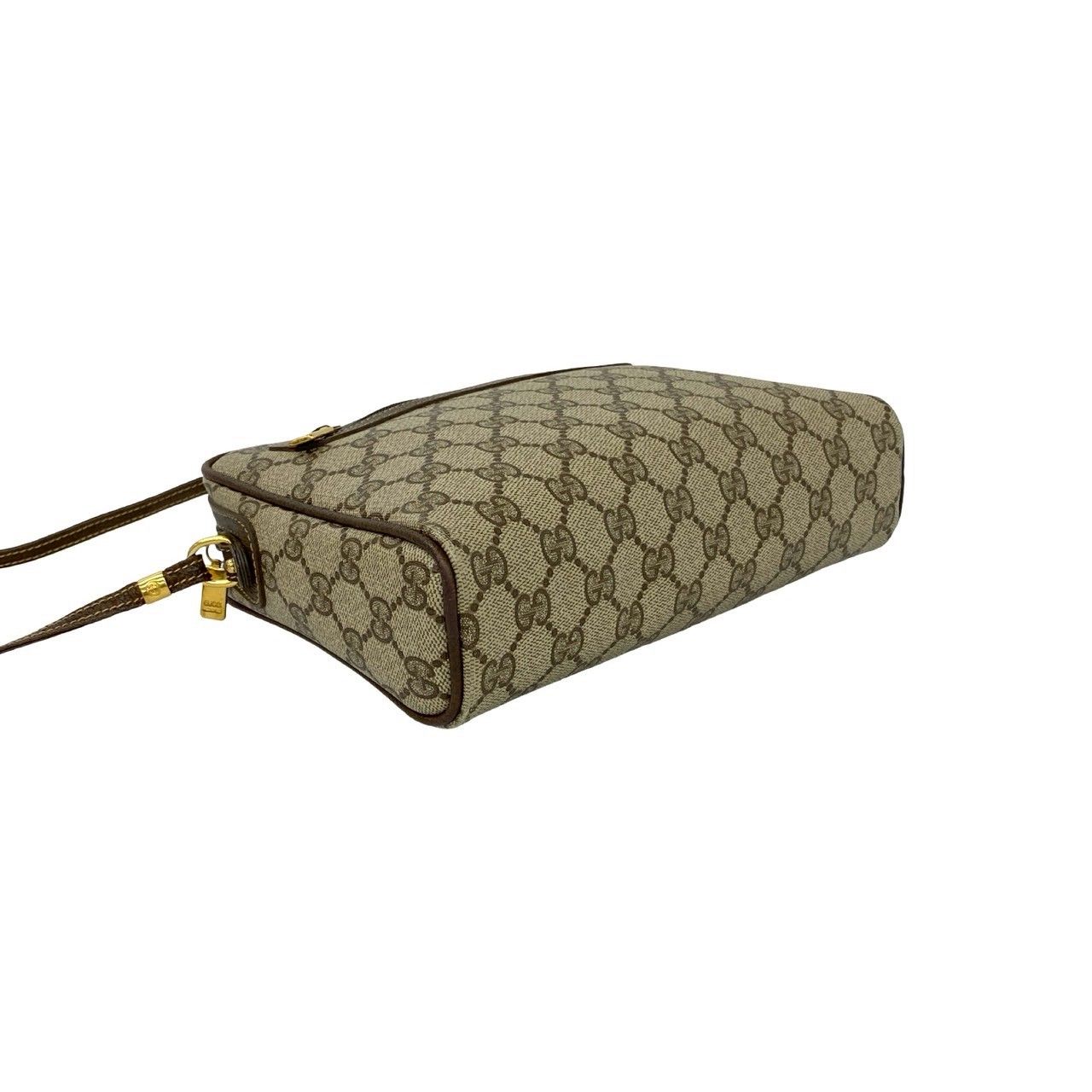 極 美品 GUCCI グッチ オールドグッチ ヴィンテージ GG ロゴ 金具 レザー ミニ ショルダーバッグ ポシェット サコッシュ ブラウン 27277 極 美品 GUCCI グッチ オールドグッチ ヴィンテージ GG ロゴ 金具