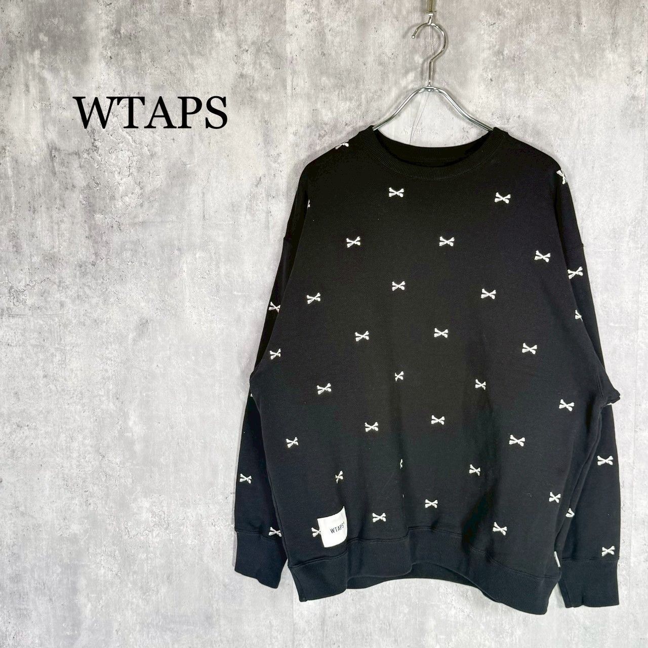 wtaps スウェット クロスボーン WTAPS』ダブルタップス（3）クロスボーン刺繍スウェット - メルカリ