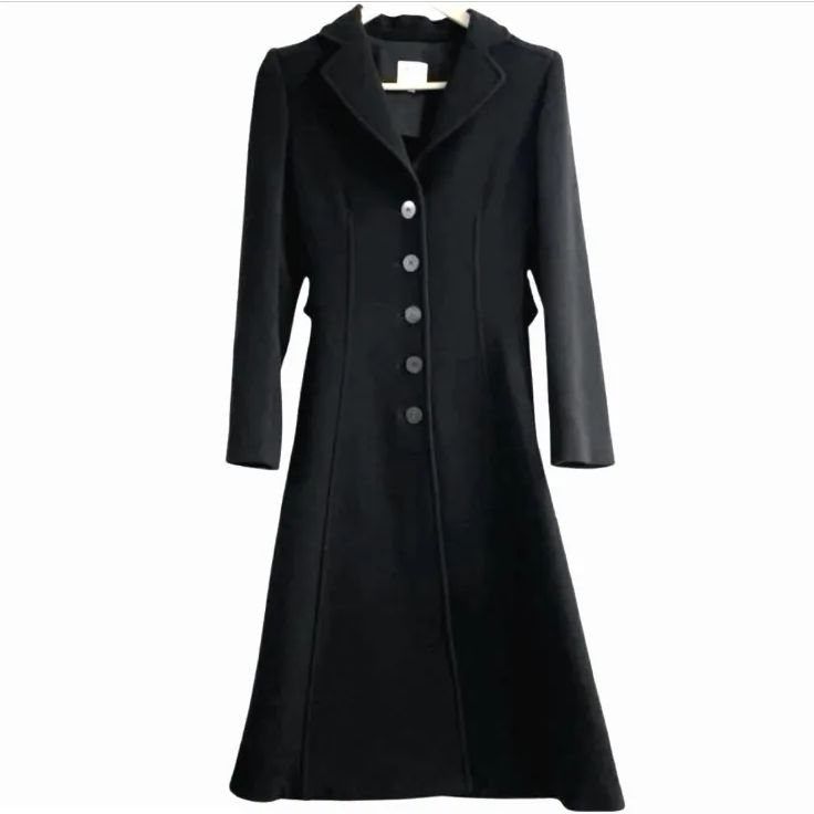 ARMANI COLLEZIONI アルマーニ コレツォーニ ロングコート 黒 ブラック