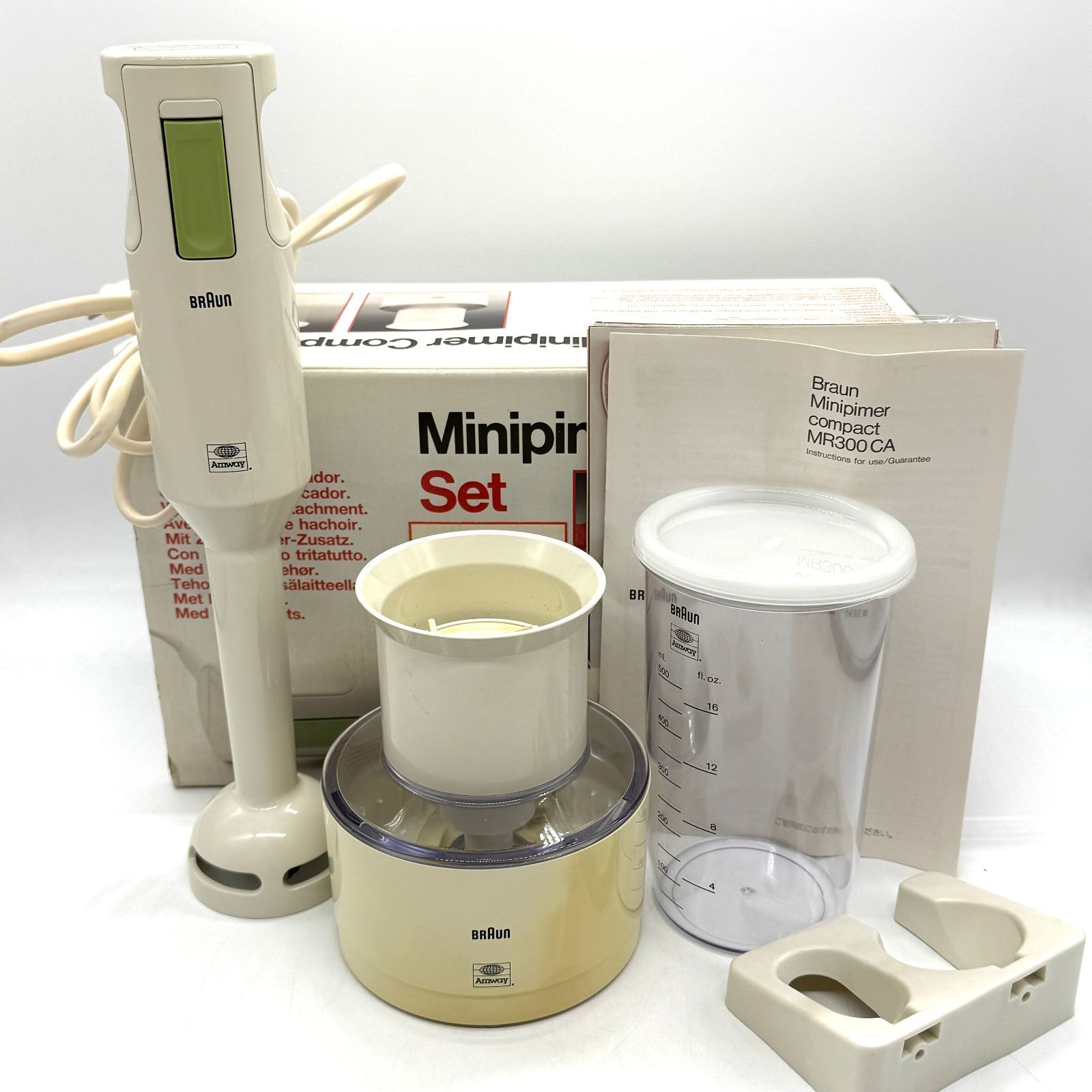 ブラウン BRAUN ハンドブレンダー Minipimer Compact Set アムウェイ 