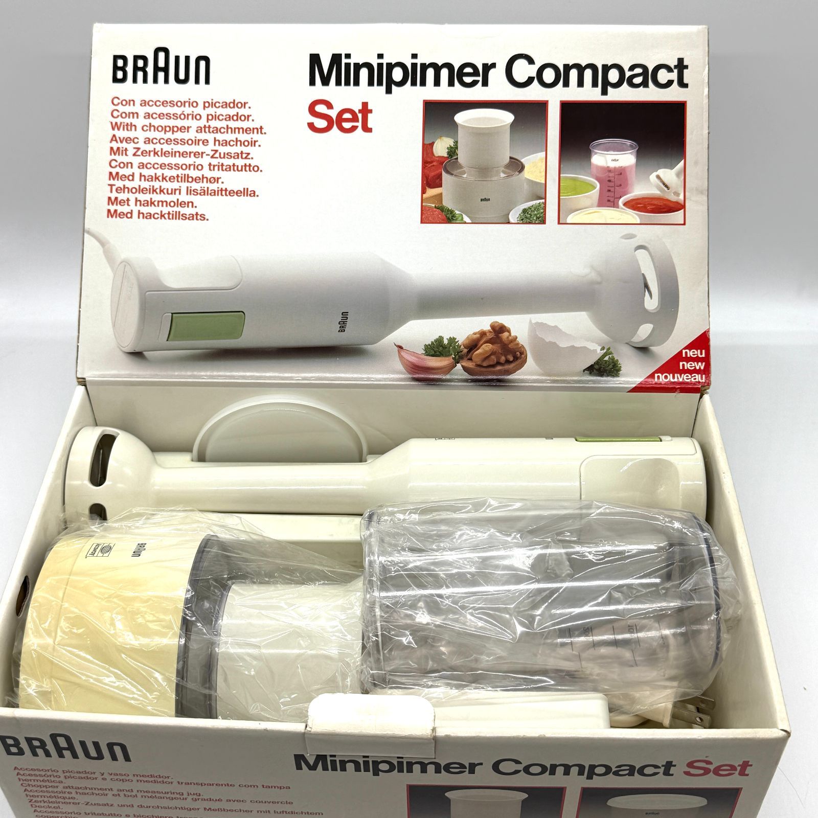 ブラウン BRAUN ハンドブレンダー Minipimer Compact Set アムウェイ 