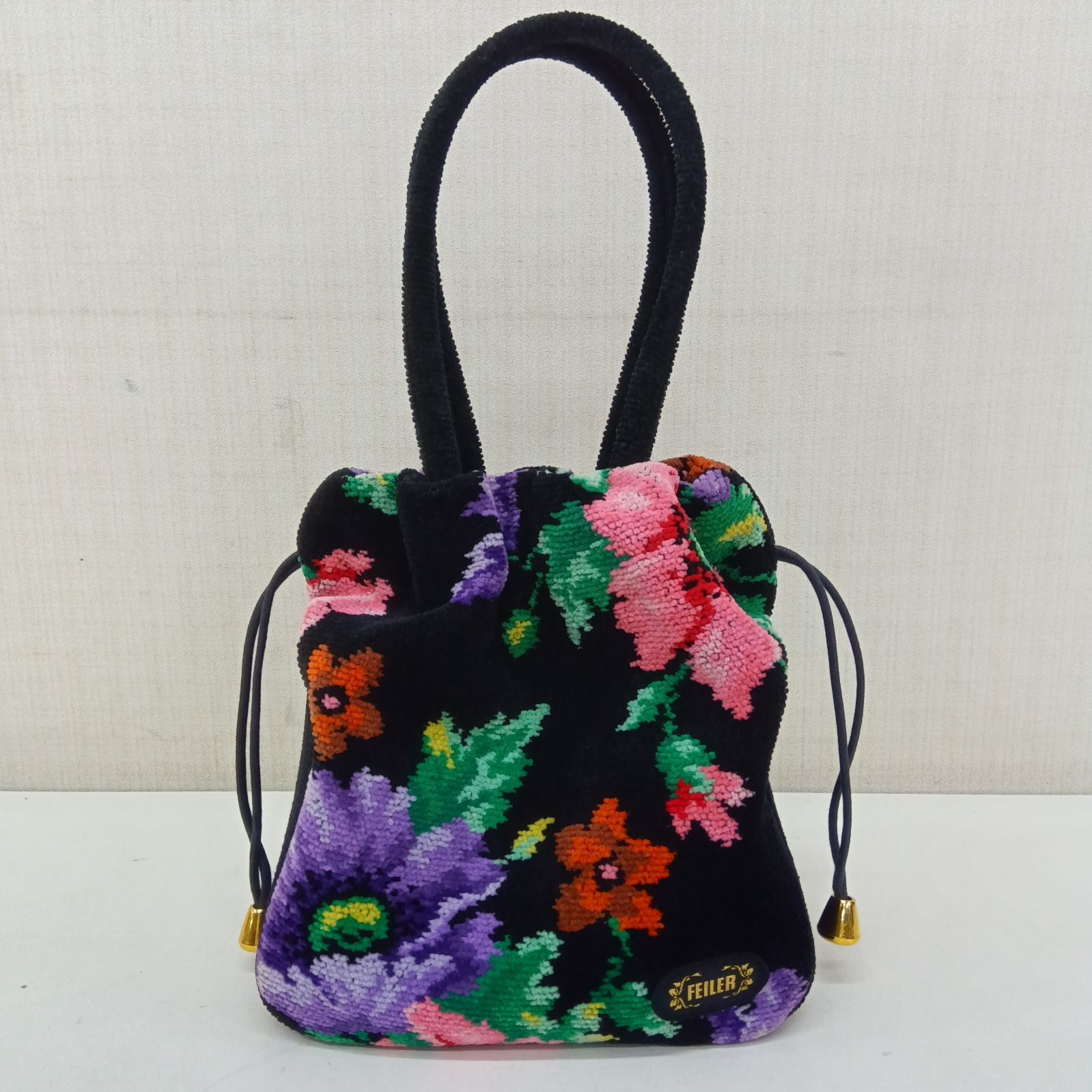 美品? FEILER フェイラー 2WAYバッグ ／ フェイラー 巾着型 