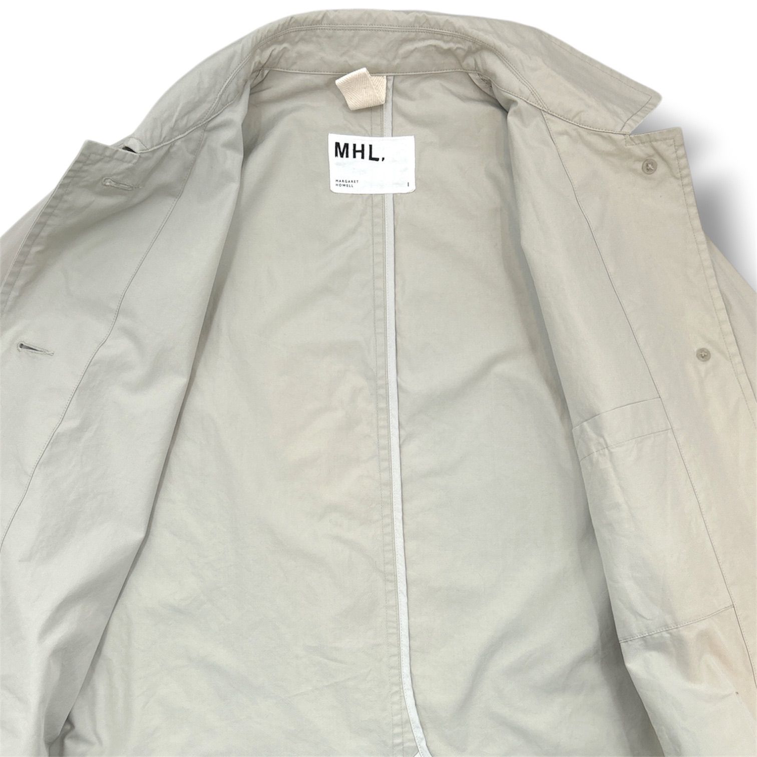 MHL. MARGARET HOWELL マーガレットハウエル PROOFED COTTON POPLIN 