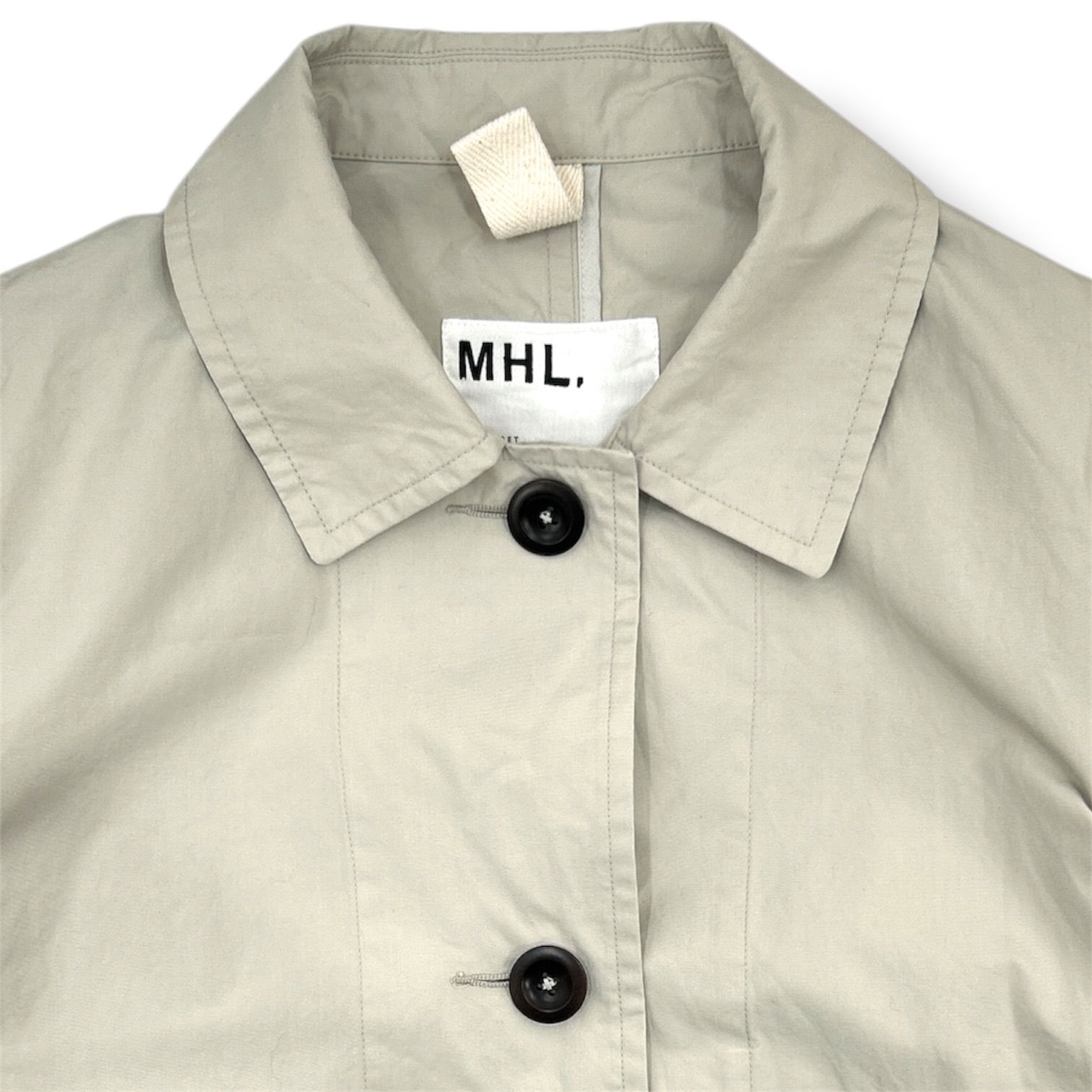 MHL. MARGARET HOWELL マーガレットハウエル PROOFED COTTON POPLIN 