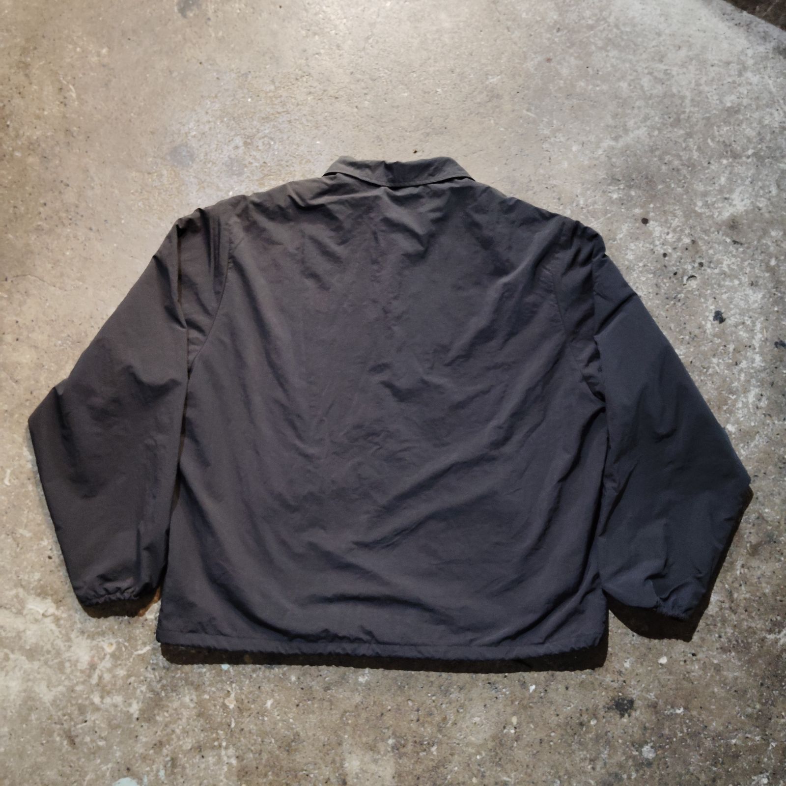 TATTO STUDIO YAMADA ORIGINAL COACH JACKET ドローコード付きブラック 