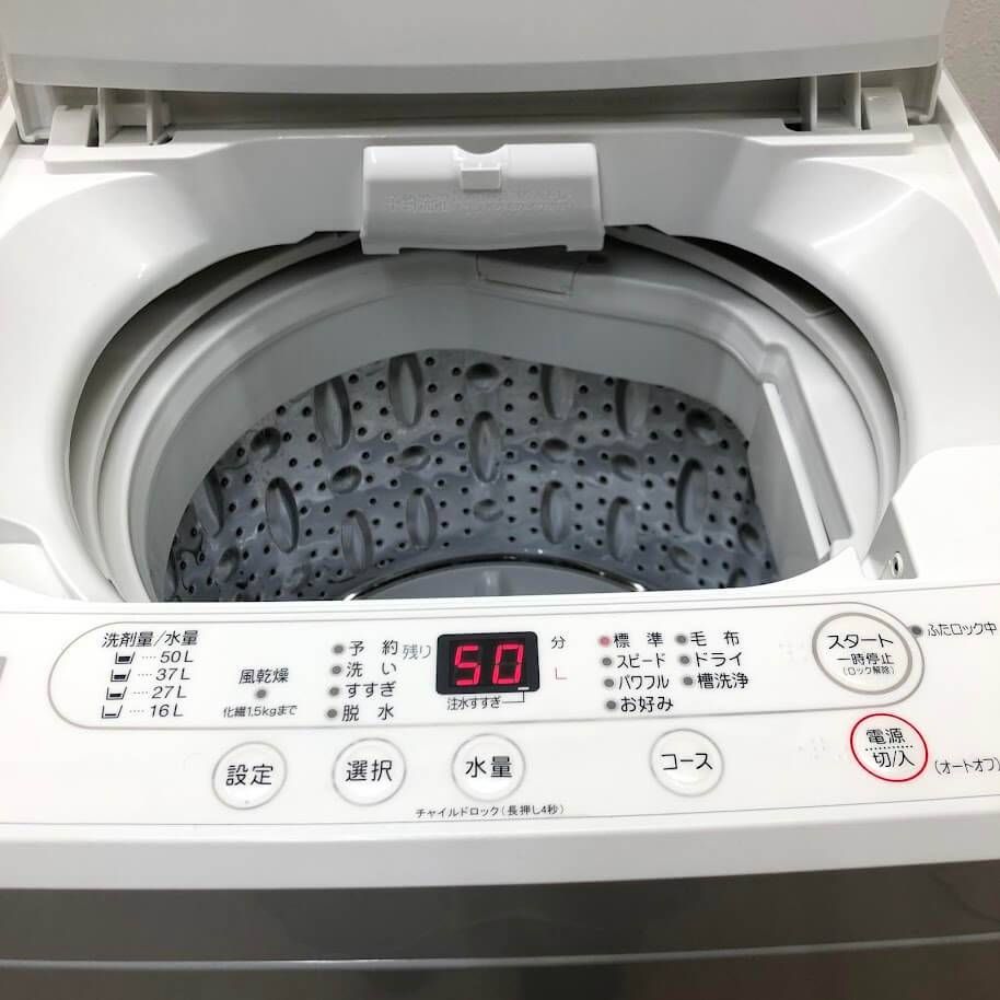 ss8518 【中古】 ヤマダ電機 洗濯機 6kg YWM-T60H1 ホワイト 取扱説明