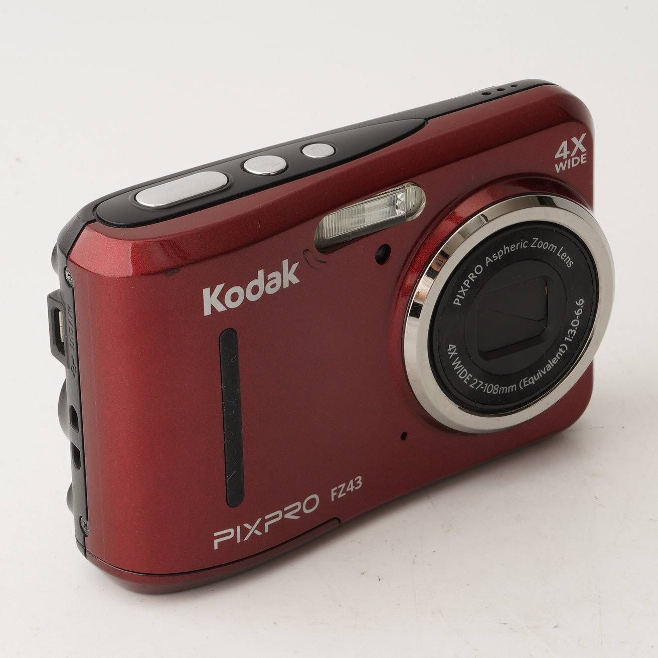 コダック Kodak Pixpro FZ43 レッド 4x 光学ズーム - メルカリ