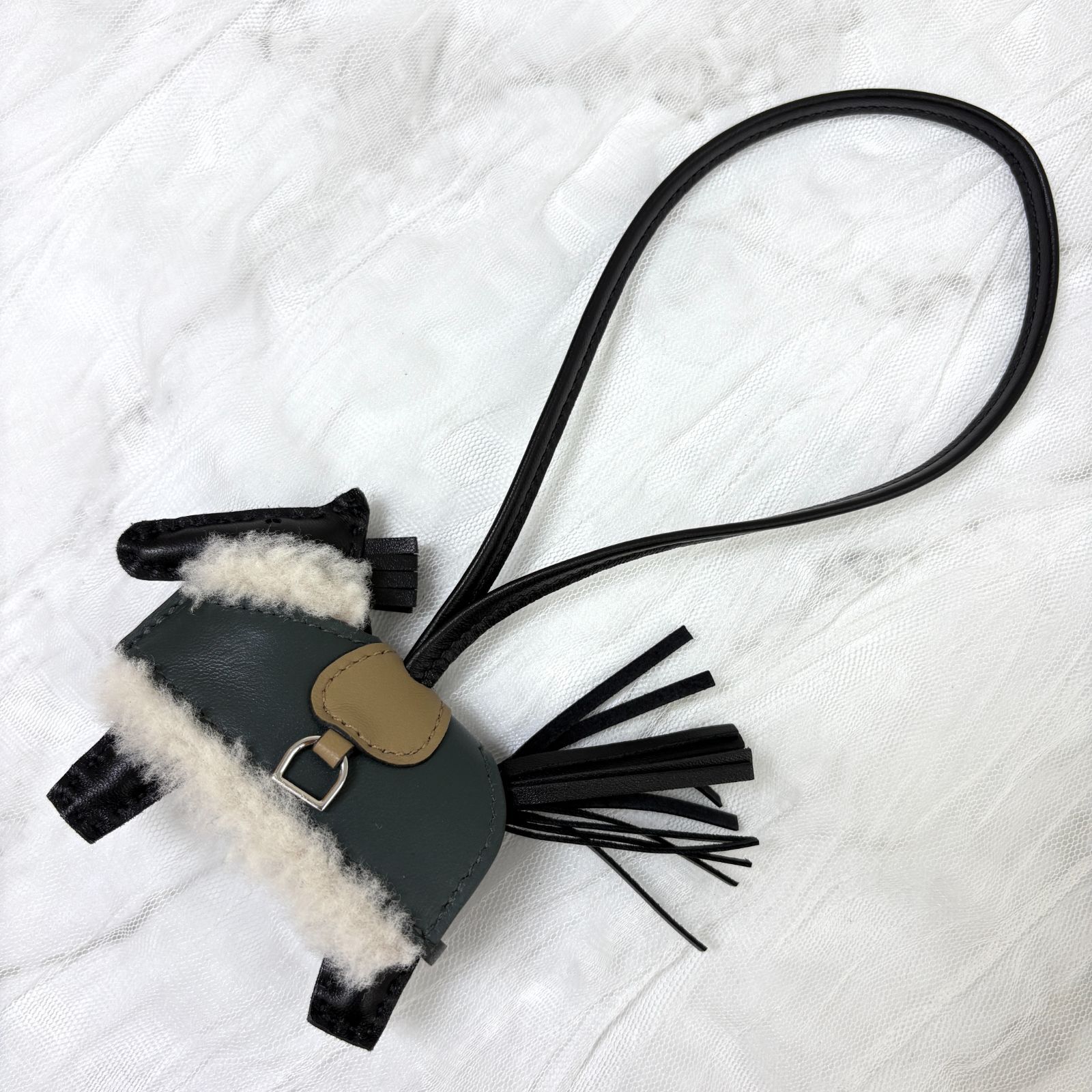 鑑定済み【 極美品 】エルメス 《 ロデオ 》 PM ロベオ プラッシュ