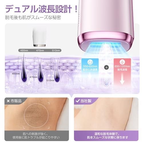脱毛器 HIPL 光美容器 26J 自動連続照射 【エステティシャン監修 特許