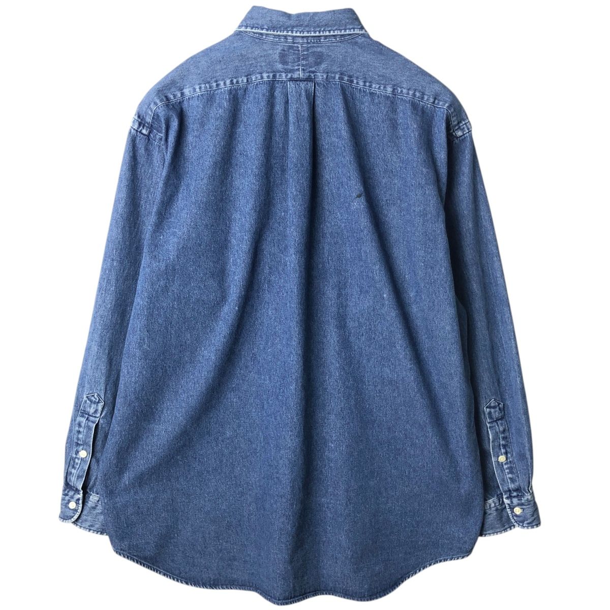 古着 ラルフローレン Ralph Lauren BLAIRE 長袖 ボタンダウンデニム