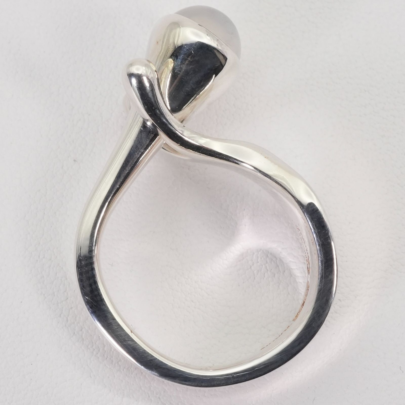 ジョージジェンセン　13号　リング　ムーンストーン　シルバー925 ジョージジェンセン ムーンストーン SV925リング 13号強 箱付 40947