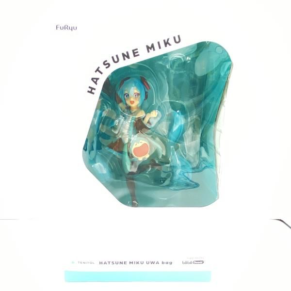 おもちゃ 【】【開封】TENITOL 初音ミク UWA ふわふわ可愛い笑顔バッグ