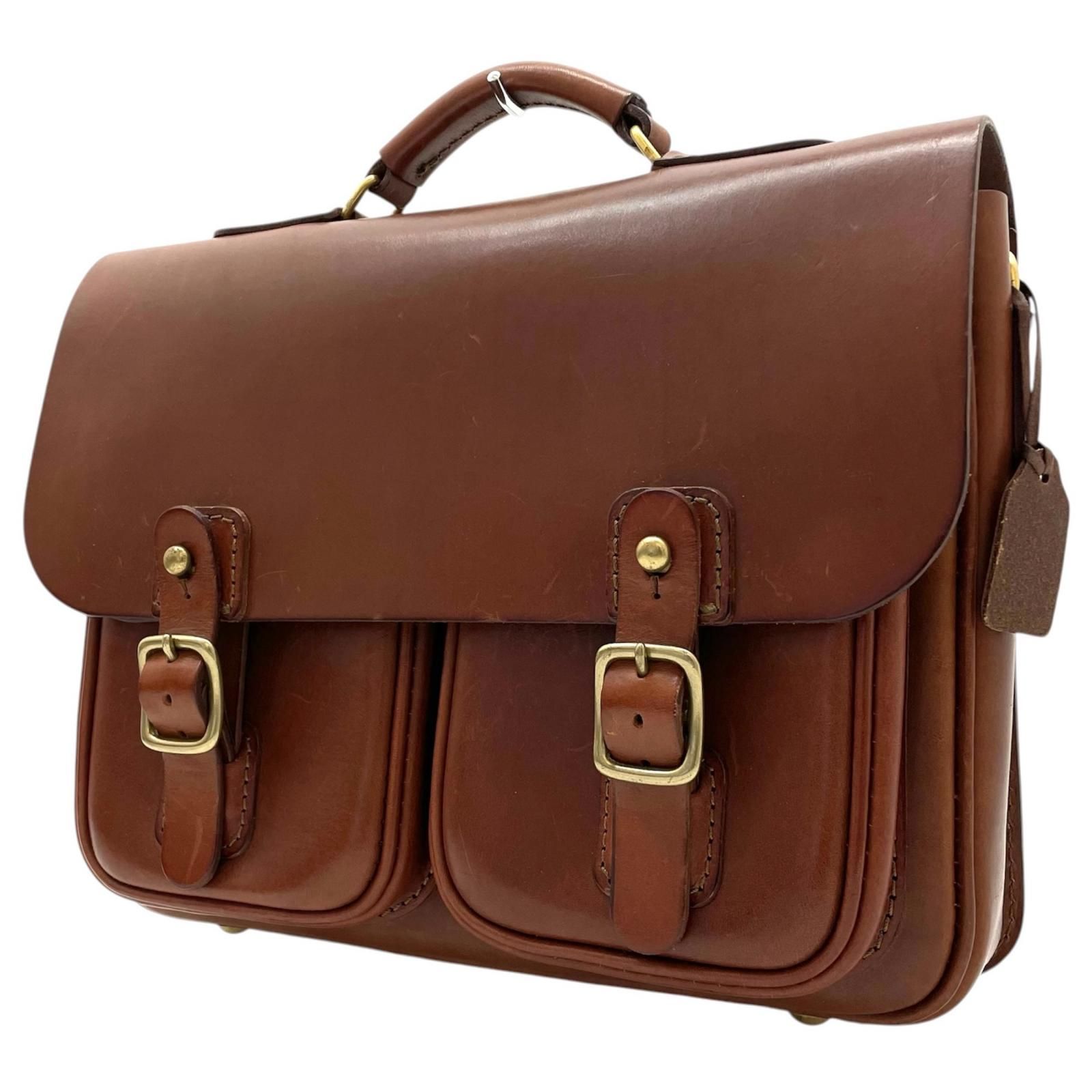 【中古】HERZ | ヘルツ 2wayバッグ　ハンドバッグ　ショルダーバッグ ブラウン【尾張小牧店】 中古】HERZ | ヘルツ 2wayバッグ ハンドバッグ ショルダーバッグ