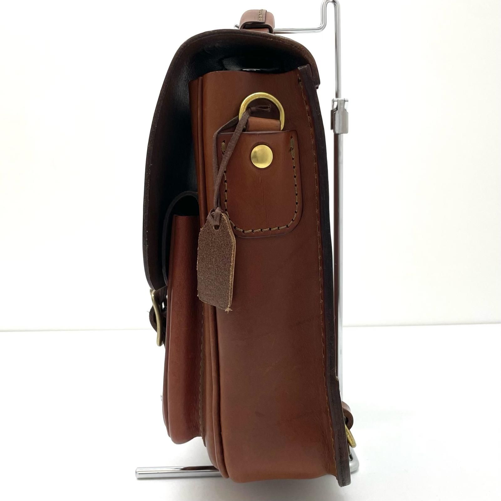 【中古】HERZ | ヘルツ 2wayバッグ　ハンドバッグ　ショルダーバッグ ブラウン【尾張小牧店】 中古】HERZ | ヘルツ 2wayバッグ ハンドバッグ ショルダーバッグ