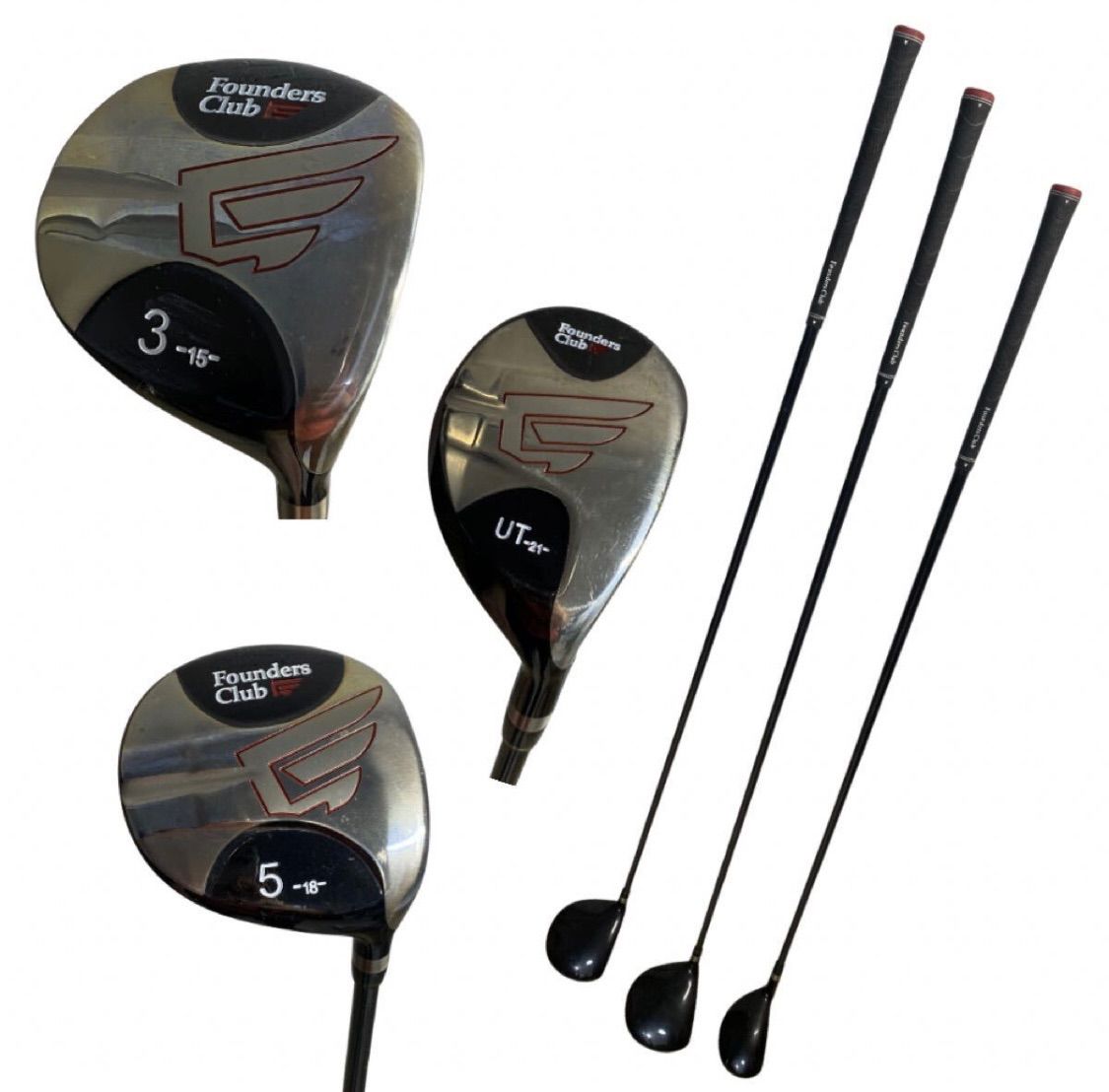 Founders Club メンズゴルフセット 初心者 右利き 3本セット N11082 H 