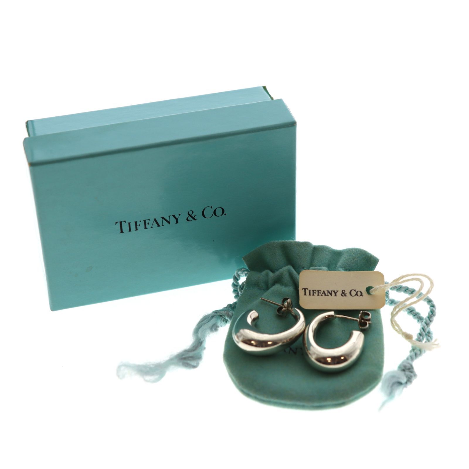 Tiffany & Co. シルバー Jフープピアス（両耳用） Tiffany & Co. シルバー Jフープピアス（両耳用） - メルカリ