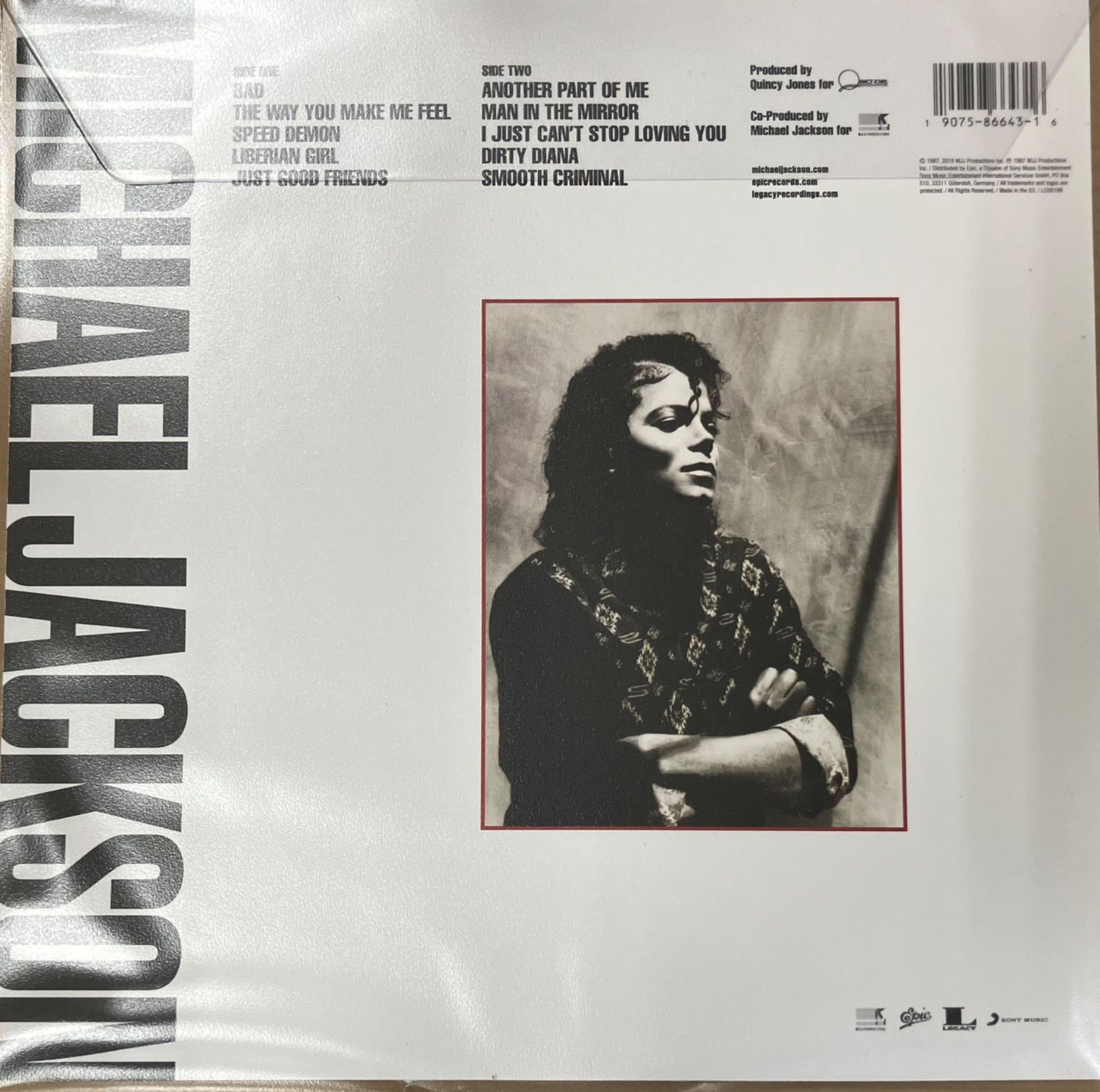 美盤】【LP ピクチャーディスク】マイケル・ジャクソン（Michael 