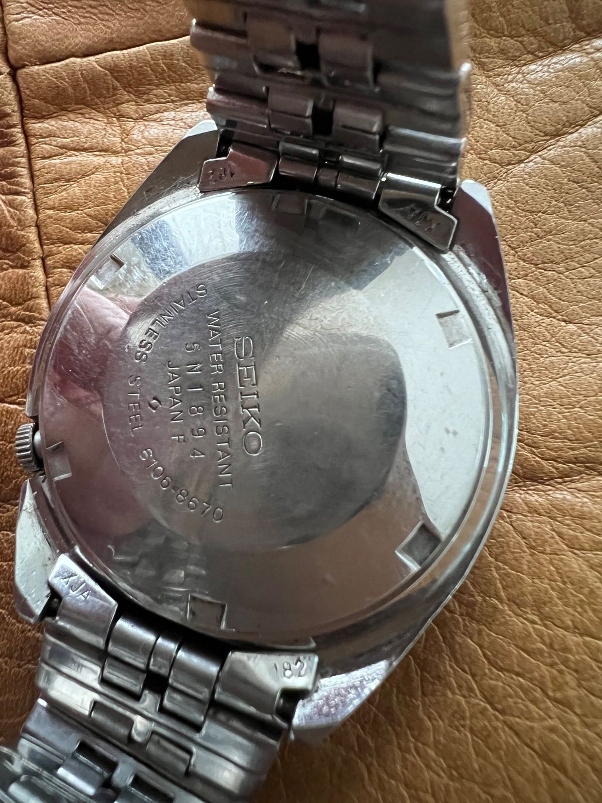 セイコー 5アクタス SS☆自動巻き時計☆メンズ☆6106-8670☆稼働品 