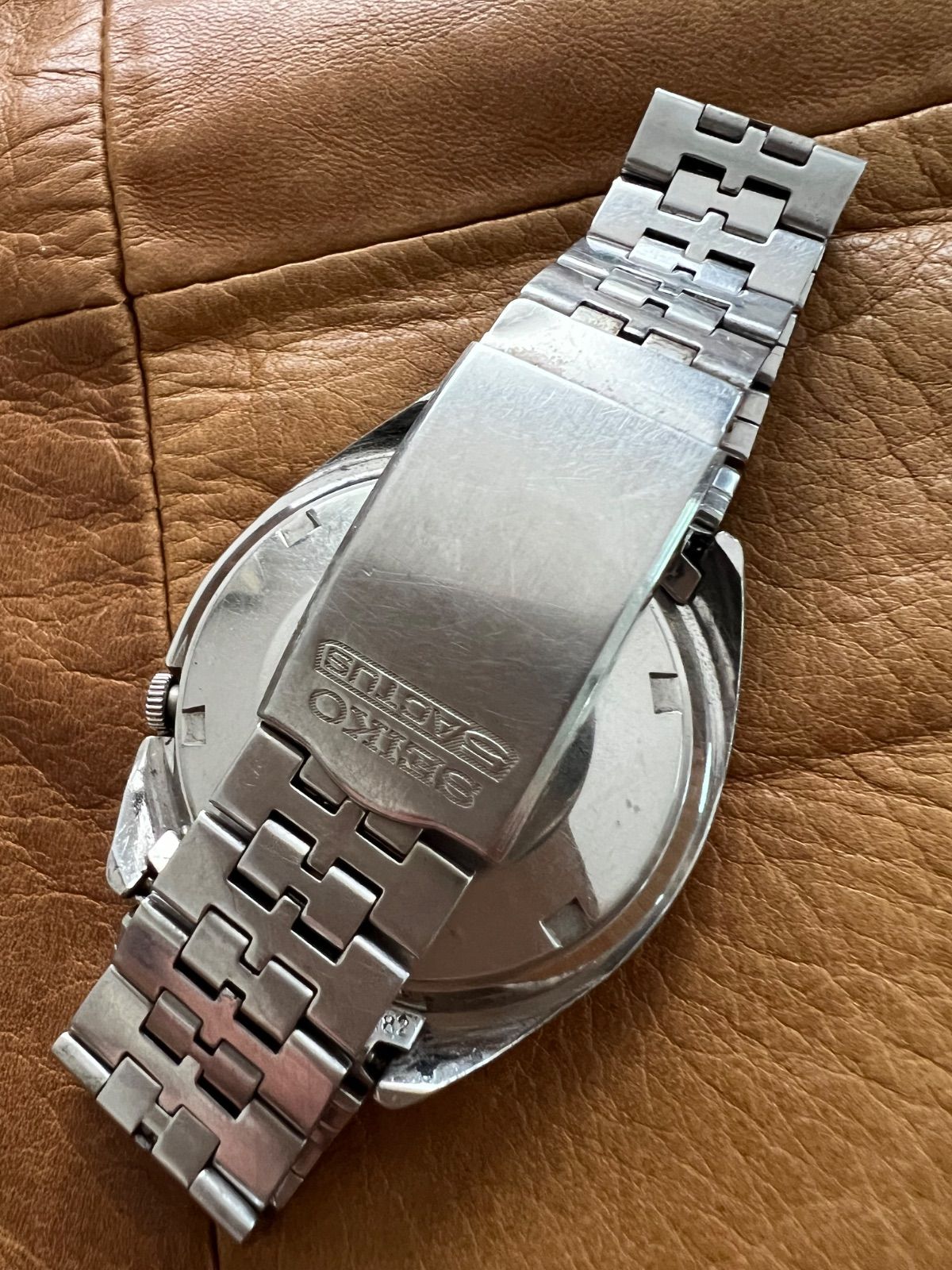 セイコー 5アクタス SS☆自動巻き時計☆メンズ☆6106-8670☆稼働品 