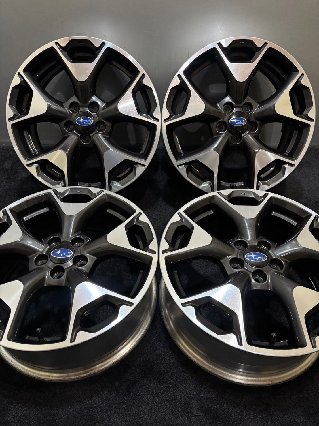 ☆スバル XV GT 純正 17インチ 7J +55 100 5H アルミホイール 4本 