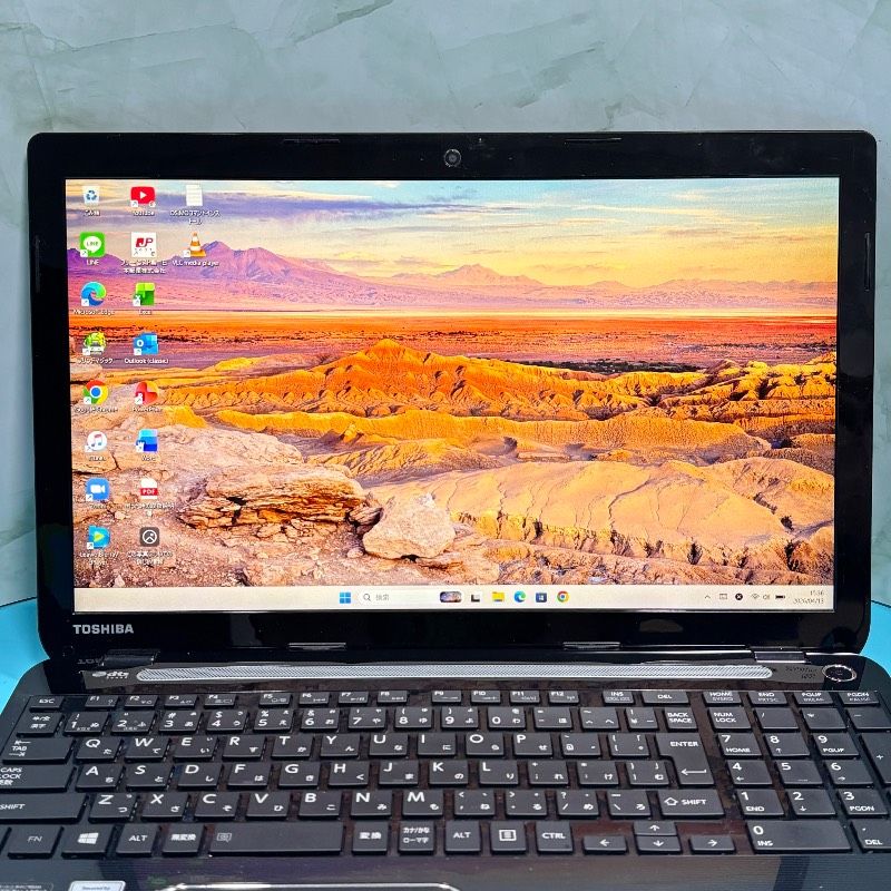 中古ノートパソコン 東芝 T75/GW Windows11+office 新品爆速SSD512GB core i7-8550U/メモリ8GB/15.6インチ/無線/webカメラ/ブルーレイ搭載 楽天市場】dynabook t75（解像度の規格フルHD（1920 × 1080