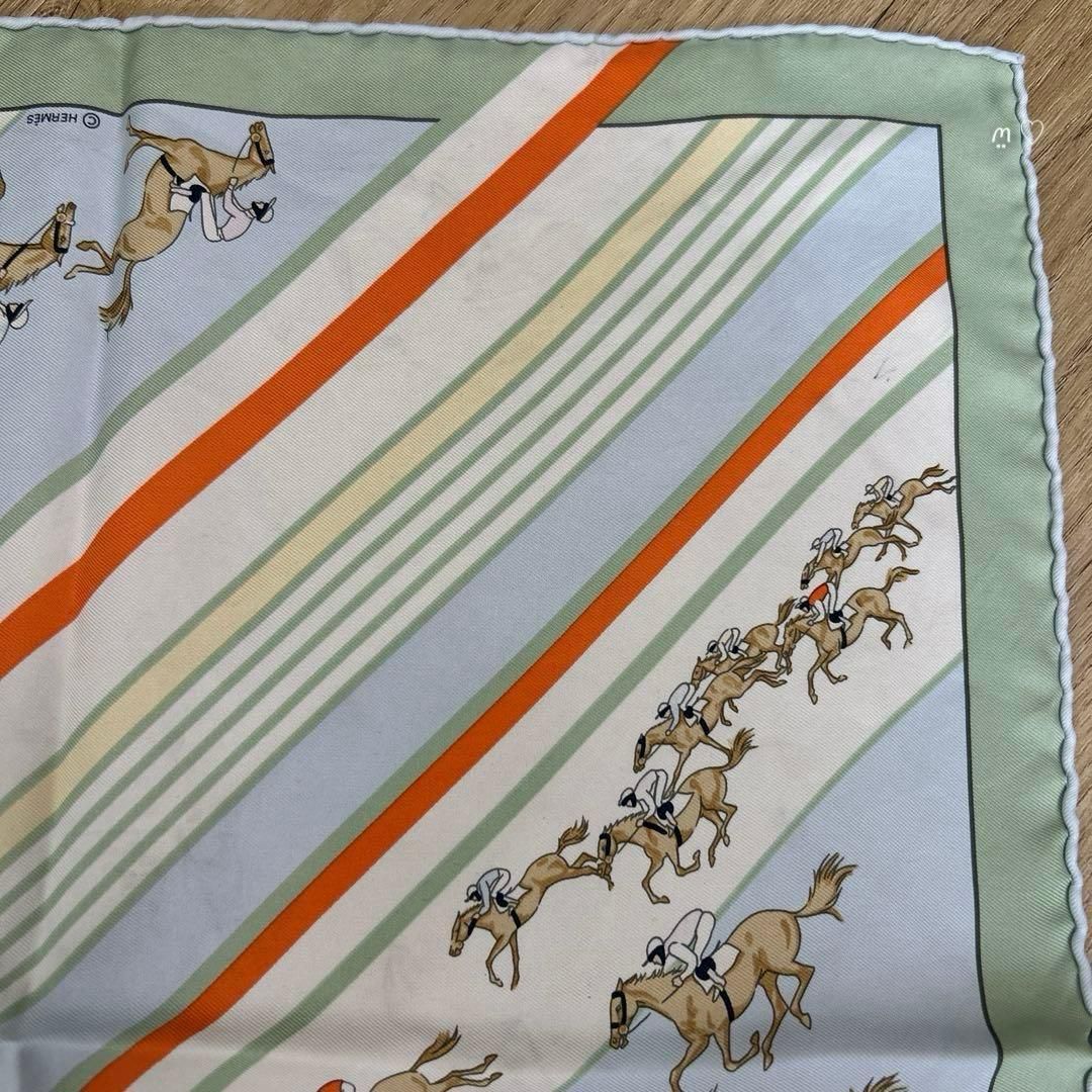 HERMESエルメス カレ45ガヴロッシュ 競馬 シルクスカーフ 24AW - メルカリ