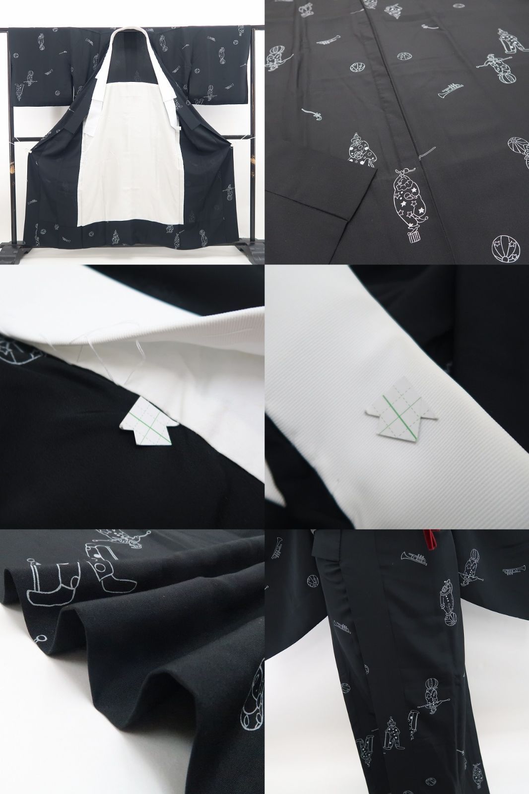 ❁tomihisa❁美品 ピエロ サーカス“身も心も癒されて…お洒落襦袢で夢見 