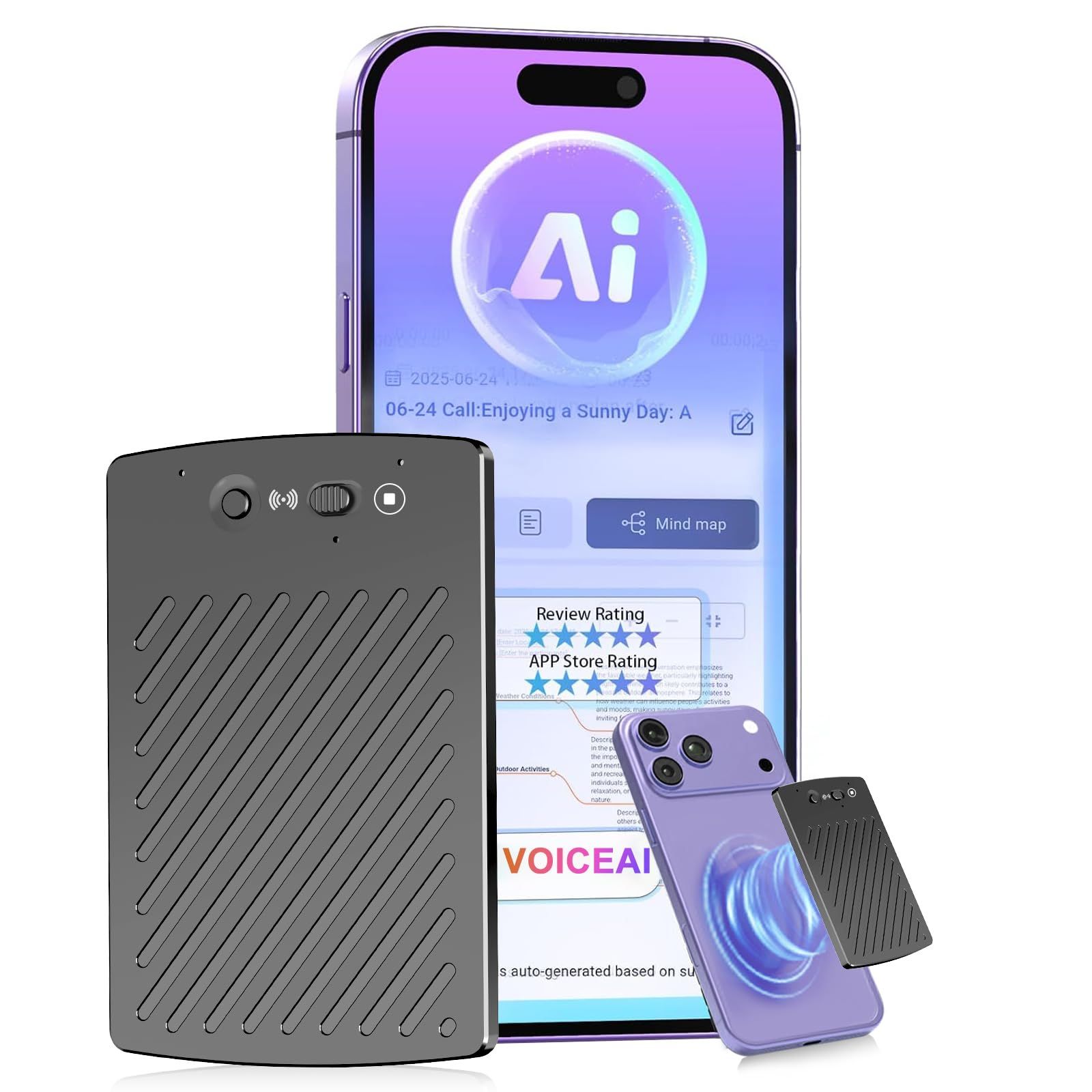 新品】【文字起こし永久無料】AI ボイスレコーダー ICレコーダー 64GB 