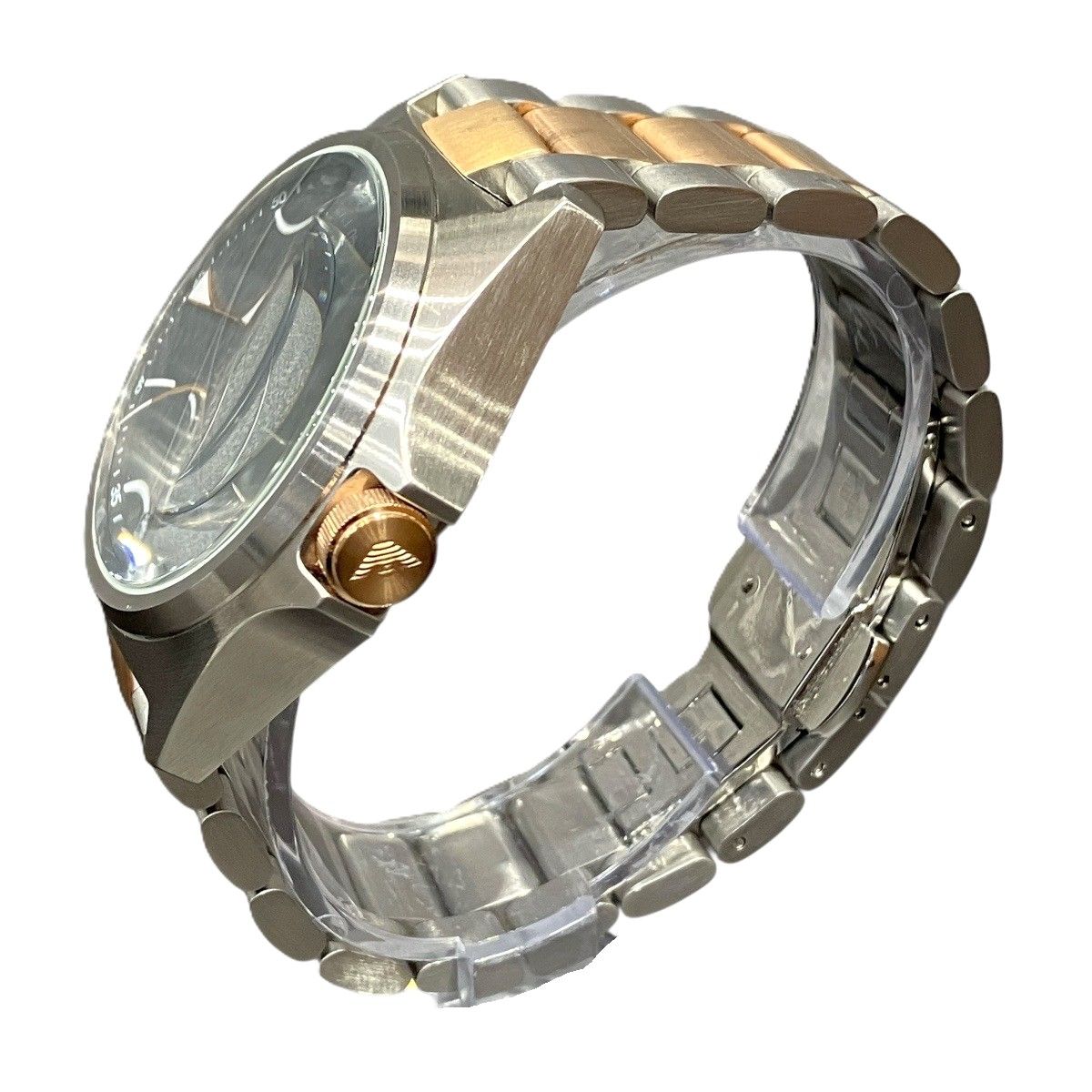 エンポリオ・アルマーニ Emporio Armani ニコラ 腕時計 総重量約125g SS SS クオーツ グレー文字盤文字盤 AR-11256 送料無料 【中古】 エンポリオ・アルマーニ Emporio Armani ニコラ 腕時計 総重量約125g