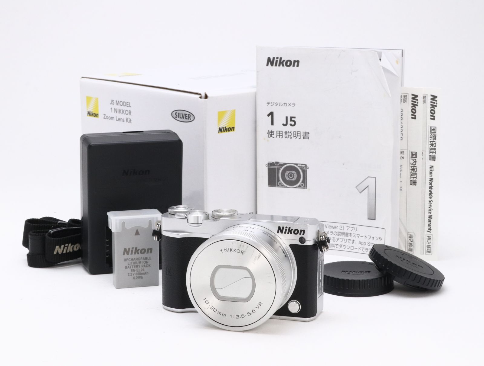 B+ (並品) Nikon ニコン 1 J5 1NIKKOR VR 10-30mm F3.5-5.6 パワー 