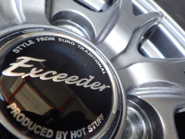 【3737】B▲送料無料▲HOT STUFF Exceeder E05▲15x4.5J 4穴 PCD100 +45◆4本 26102480