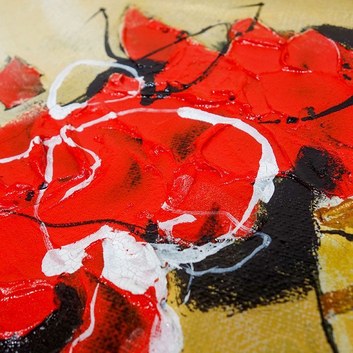 アート・写真 原画 「赤い花」